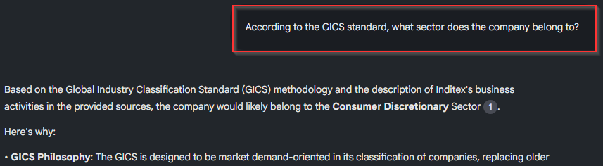 GICS Sector NotebookLM