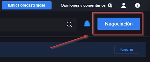 IBKR Selecciona negociación