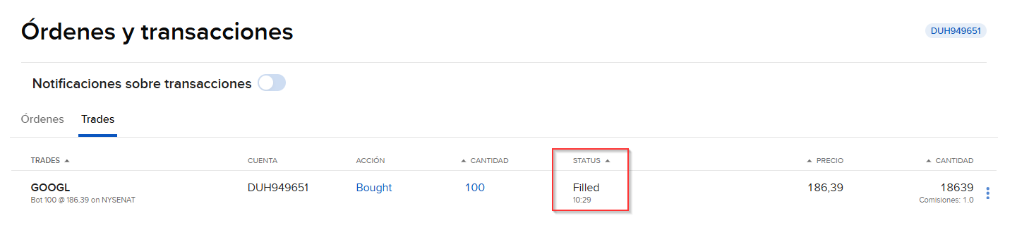 IBKR Ejemplo práctico - parte 7