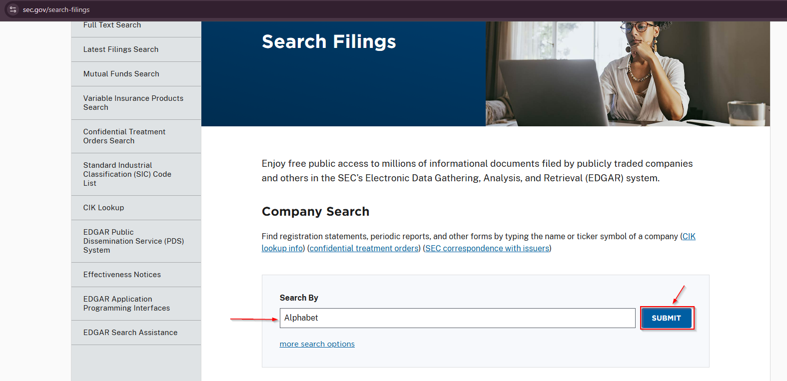 Busqueda GICS Manual